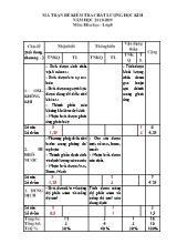 Ma trận đề kiểm tra chất lượng học kì II môn Hóa học Lớp 8 - Trường THPTDTBT THCS Hà Nì - Năm học 2018-2019